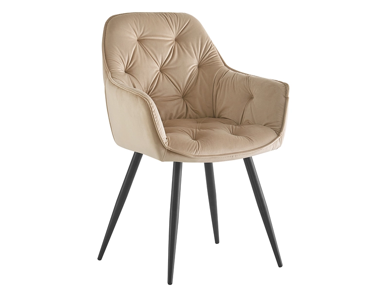 Stuhl BROOKE Samt beige