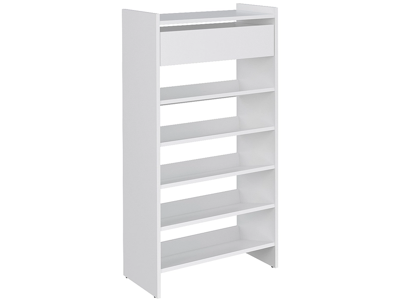 Schuhmöbel LONDON 15 Paar Schuhe weiss