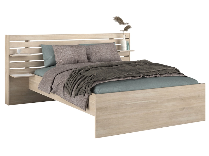 Bett ESCALE 140x200cm eiche