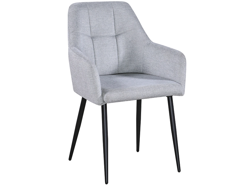 Stuhl BREGO Stoff grau