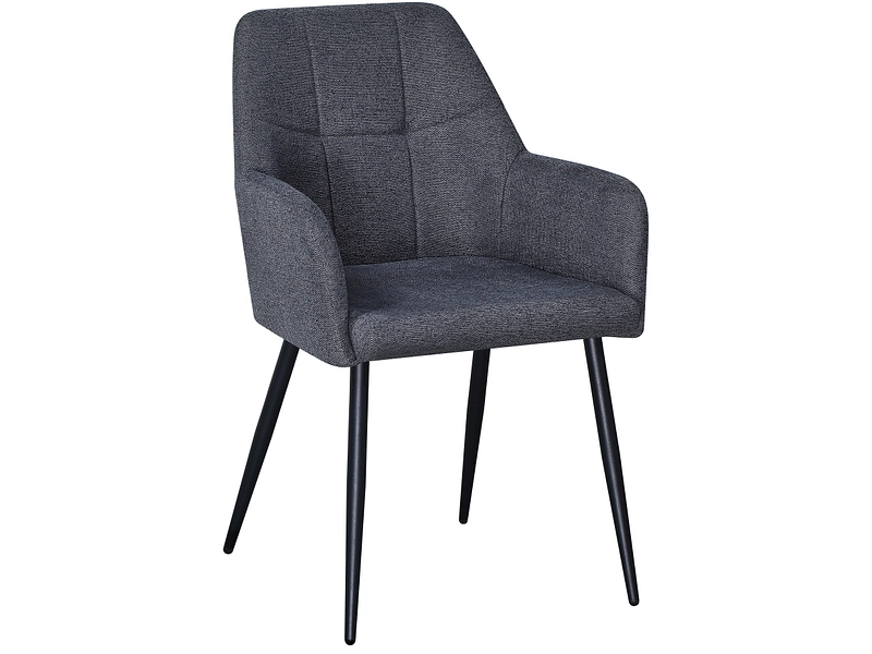 Stuhl BREGO Stoff anthrazit