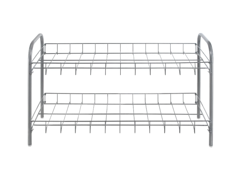 Schuhablage METALTEX SPRINTER 6 Paar Schuhe silberfarben