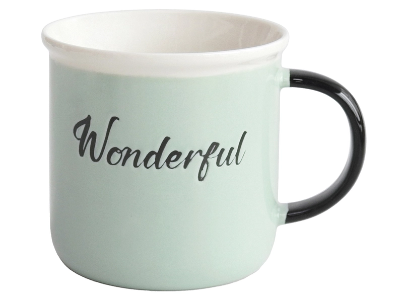 Tasse SUNRISE 39cl porcelaine bleu 1 pièce