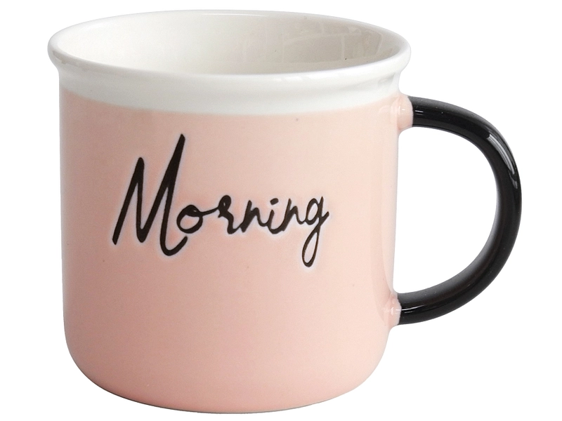 Tasse SUNRISE 39cl Porzellan rosa 1 Stück