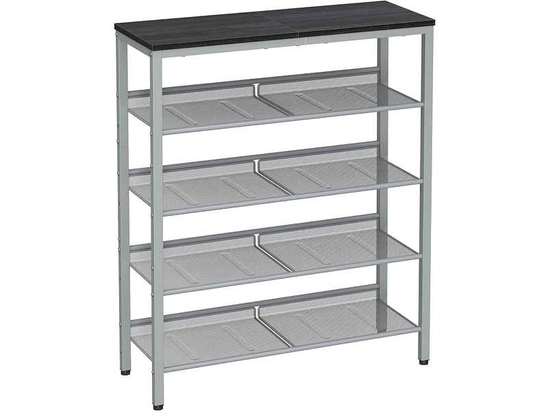 Schuhmöbel SONGMICS LATT 20 Paar Schuhe silber