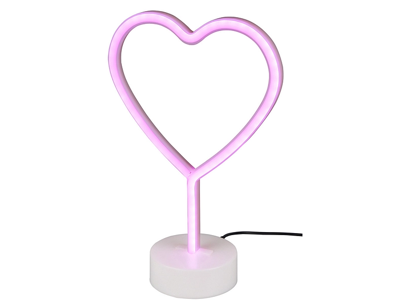 Lampe à poser LED HEART 29.6cm 1.5W blanc