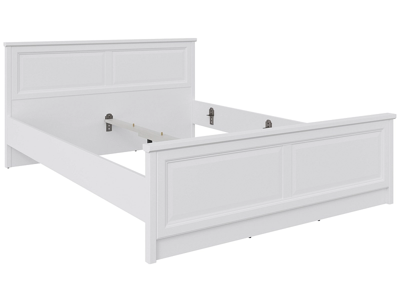 Bett ELENA 160x200cm unifarben weiss