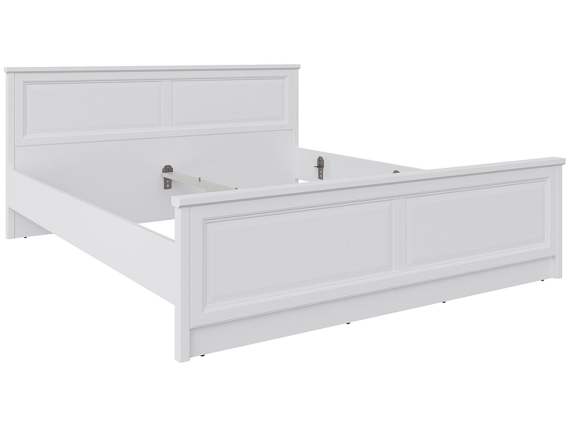 Bett ELENA 180x200cm unifarben weiss