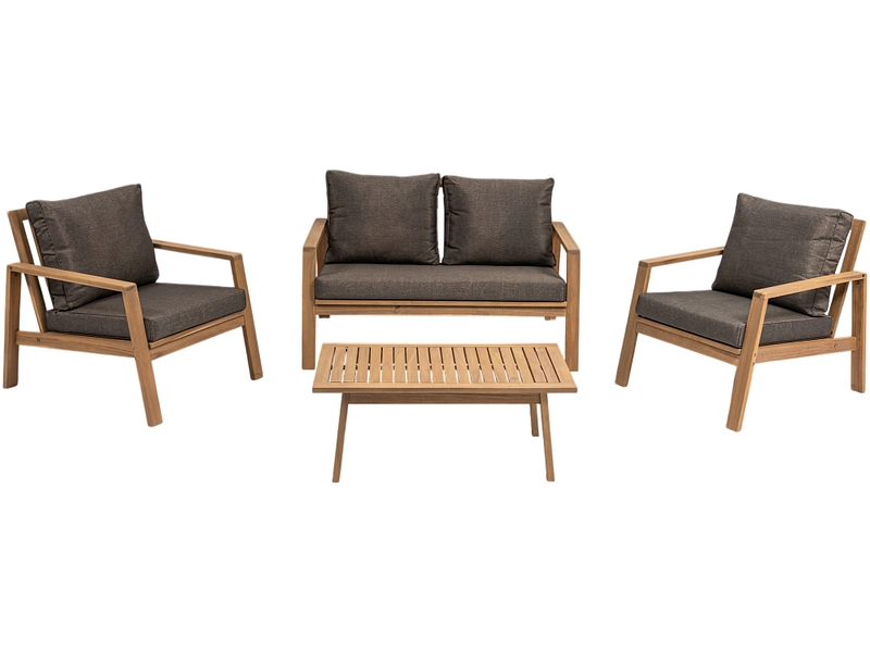 Garten-Set TIWI Massives Holz natürliches holz