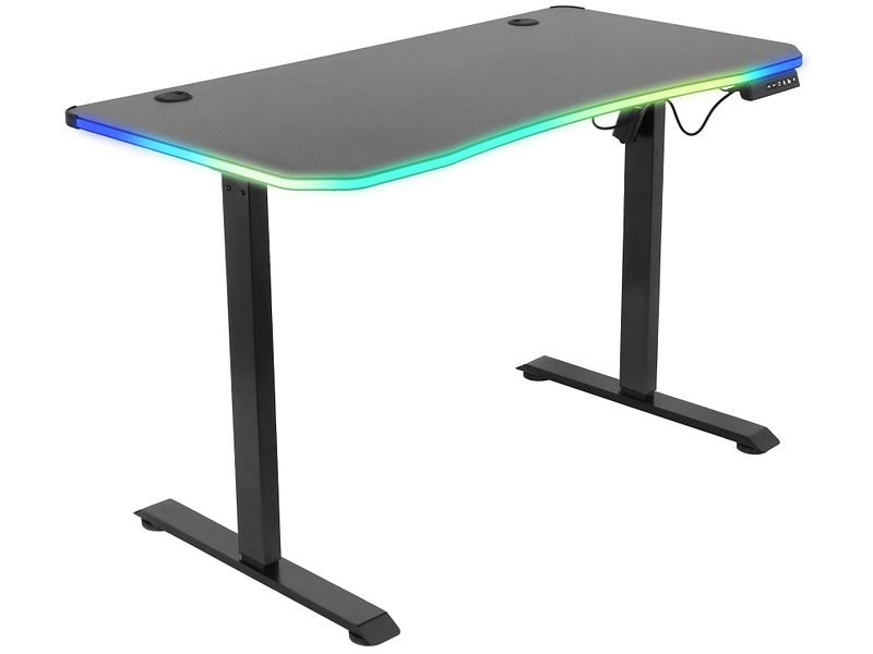 Bureau gaming électrique BOOST 60x115x73cm noir