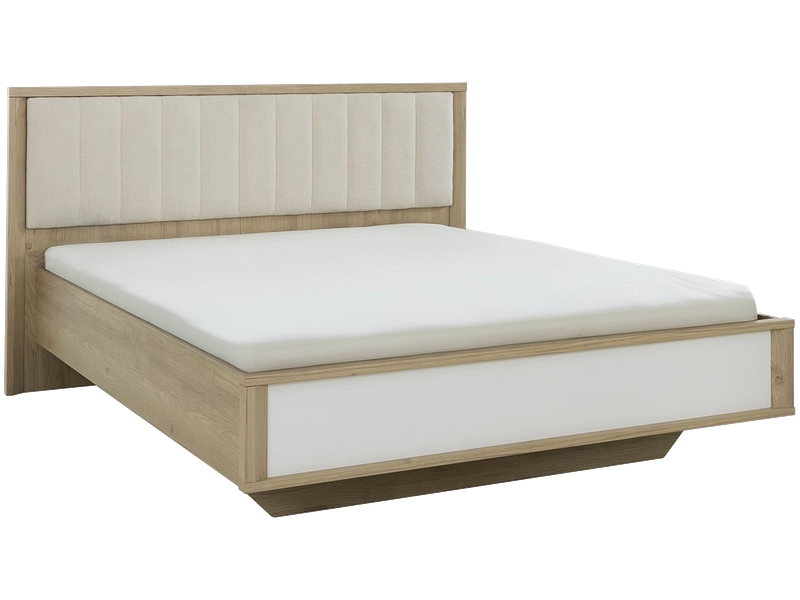 Bett MANAE 140x200cm melamin kastanie