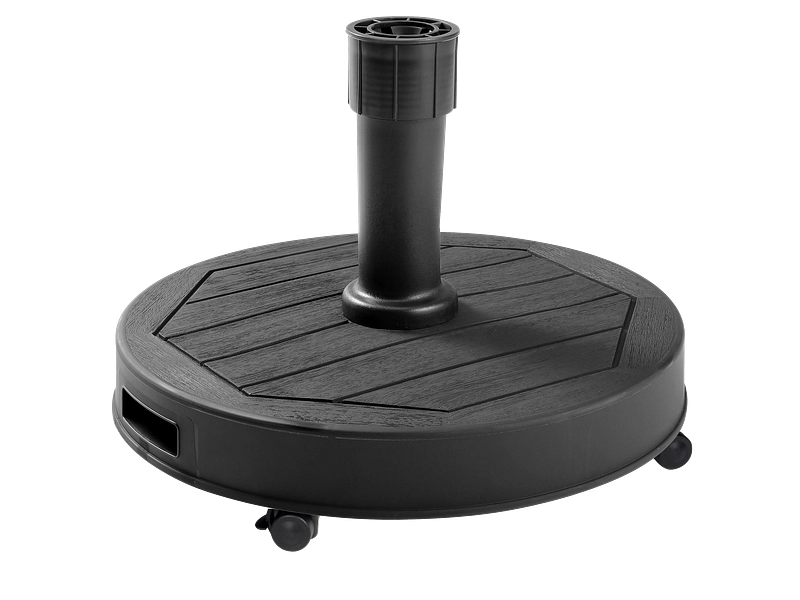 Pied de parasol EDA ROLLER Polypropylène gris foncé 27kg