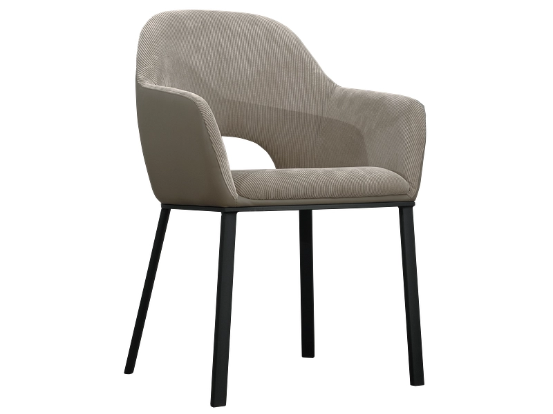 Stuhl JANE Samt taupe