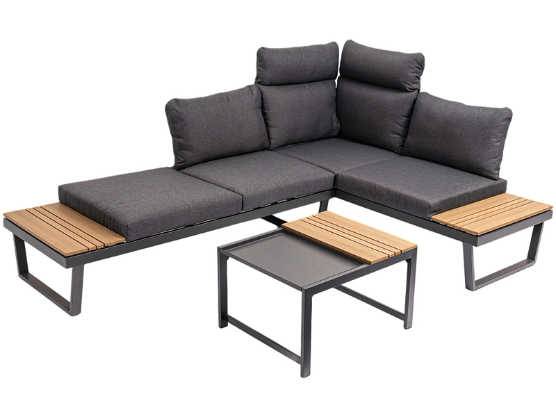 Garten-Set MODULO Aluminium anthrazit