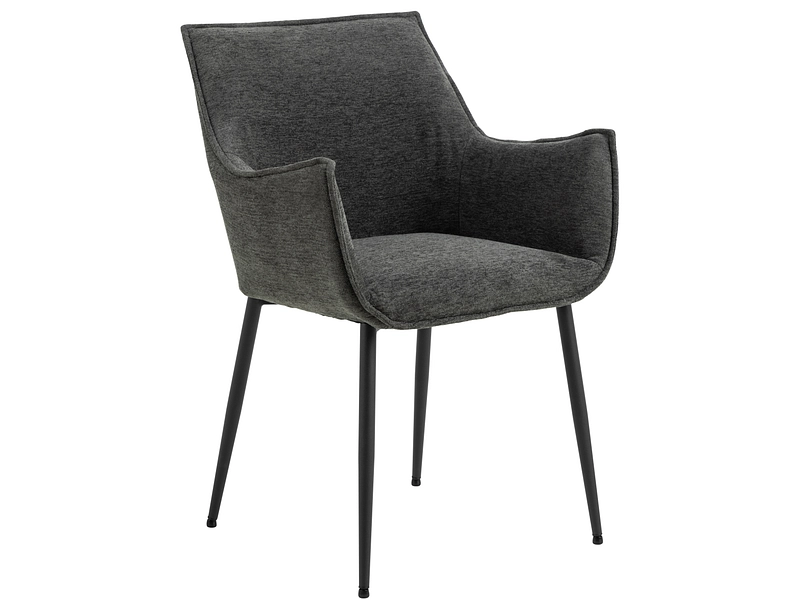 Stuhl BONITA Stoff grau