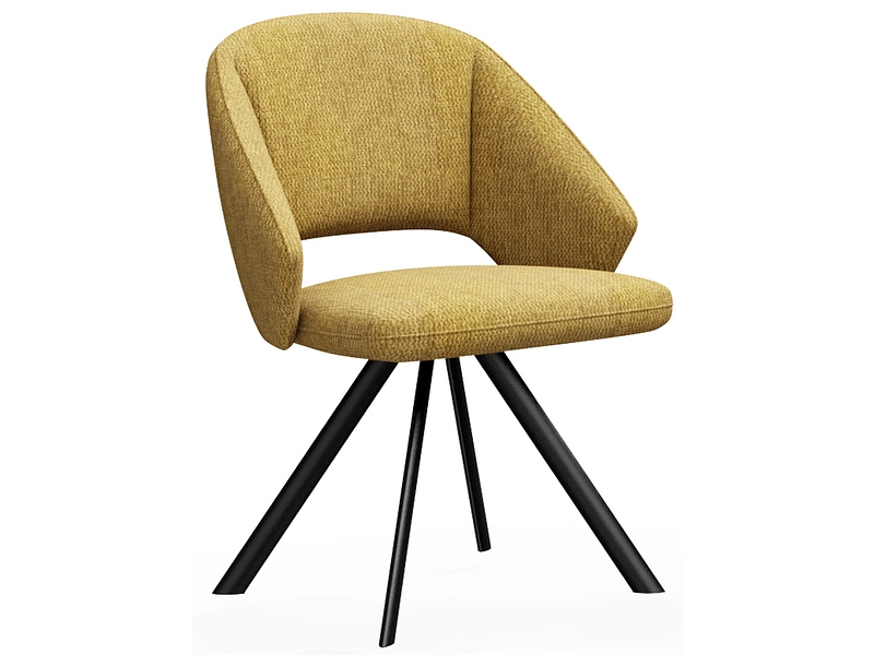 Stuhl ANEMONE Polyester ocker