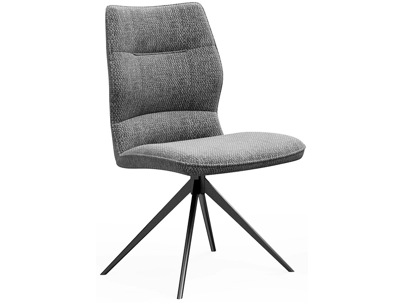 Stuhl CIRCEE Polyester grau Drehsitz