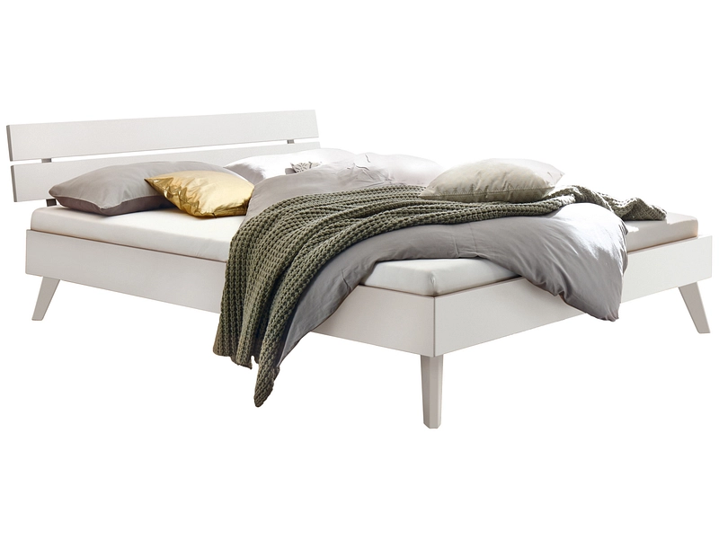 Bett HASENA ORTONA 90x200cm lackiert weiss