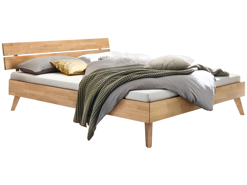 Bett HASENA ORTONA 140x200cm geölt eiche bianco