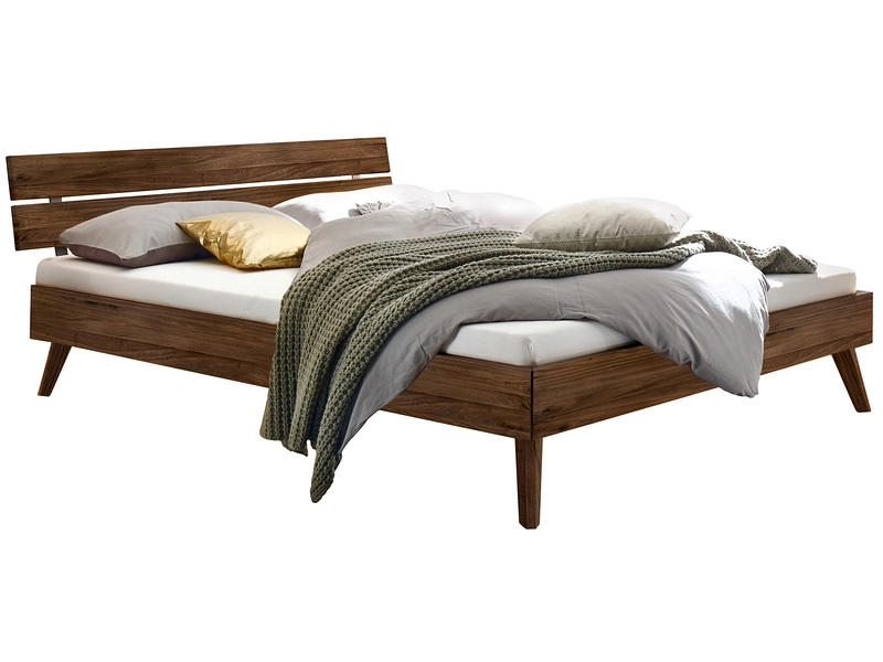 Bett HASENA ORTONA 160x200cm geölt nussbaum