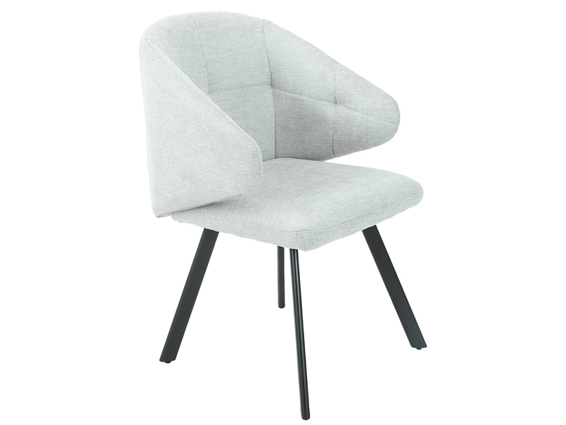 Stuhl DONNA Stoff grau