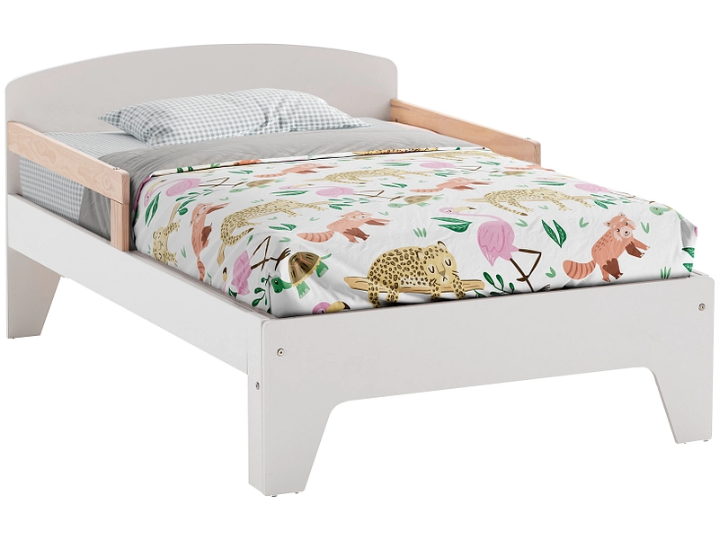 Bett wandelbar TIMY MARCKERIC 90x200cm weiss