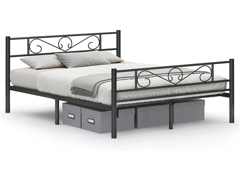 Bett SONGMICS TRUNK 160x200cm schwarz