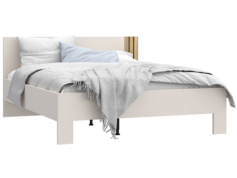 Bett MARBELLA 160x200cm dekor beige