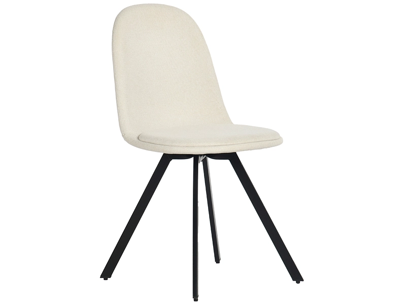 Stuhl LUMO Stoff beige Drehsitz