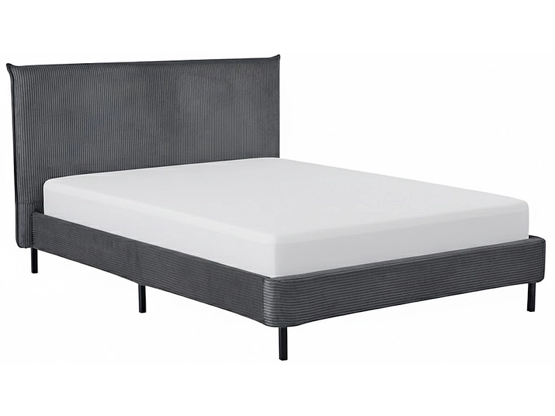 Bett WALD 140x200cm grau