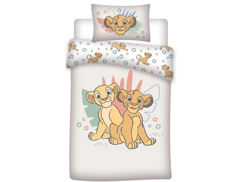 DISNEY Bettwäsche LE ROI LION 100x140cm + 1*40x60cm baumwolle