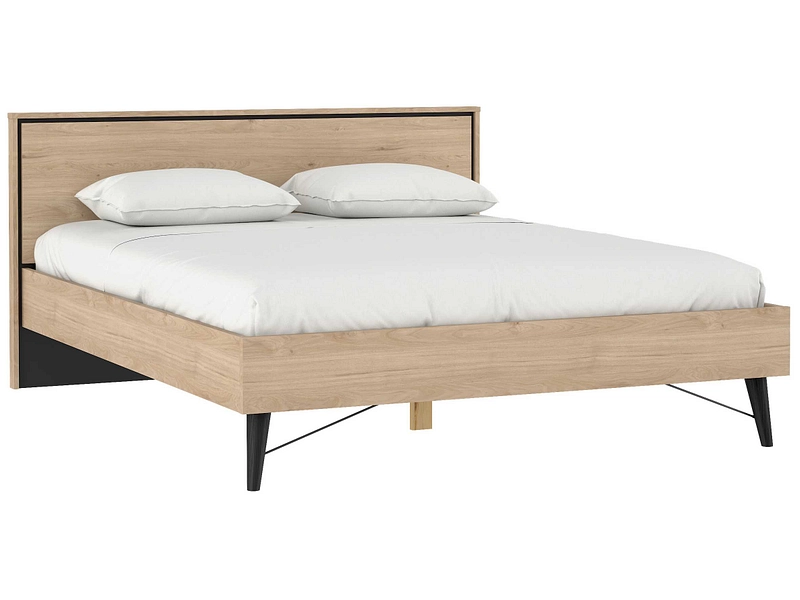 Bett TIVOLI 160x200cm matt jackson eiche