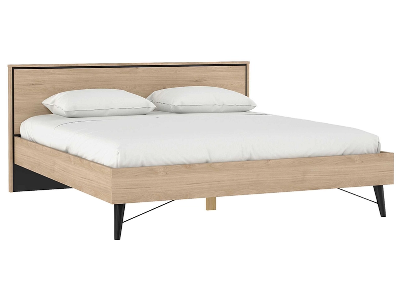 Bett TIVOLI 180x200cm matt jackson eiche