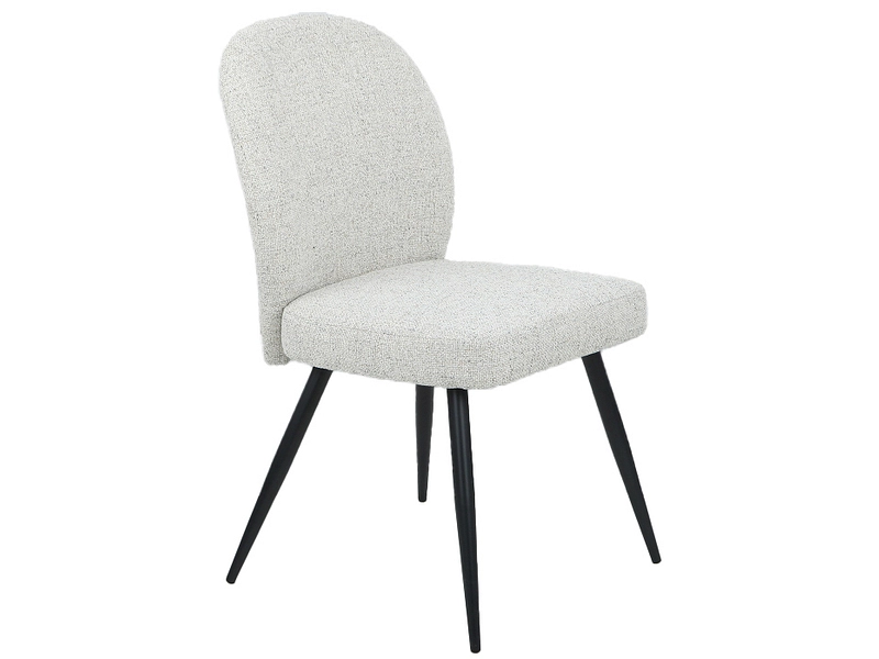 Stuhl MAILA Stoff cremefarben