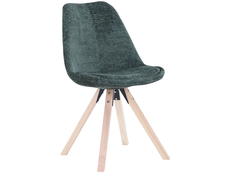 Stuhl SHINY Stoff grün