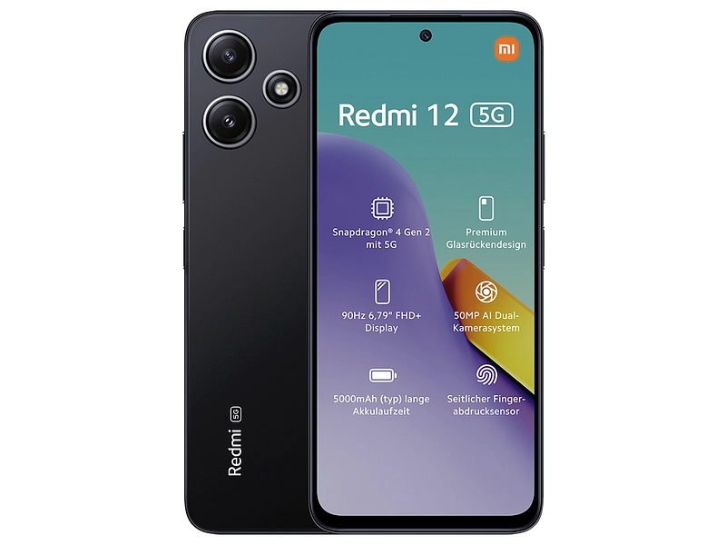 XIAOMI Redmi 12 noir 128GB 5G