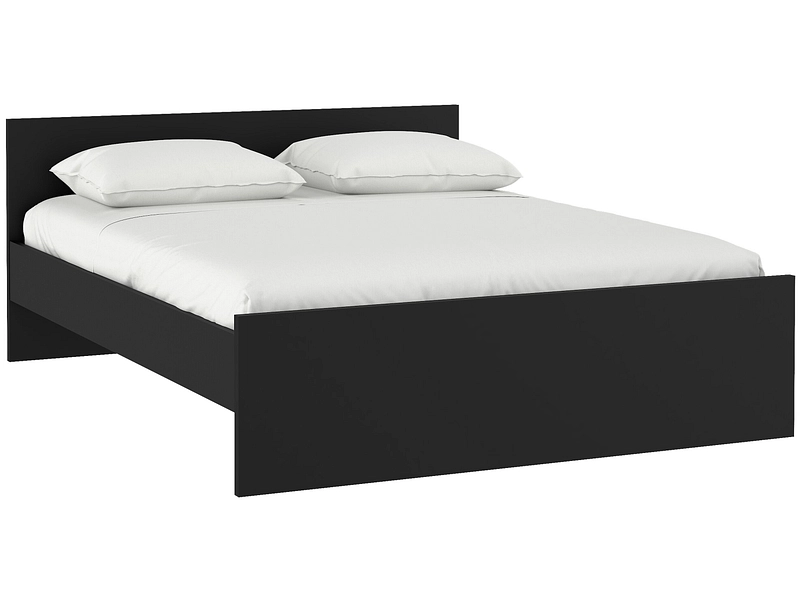 Bett NAIA 160x200cm matt schwarz