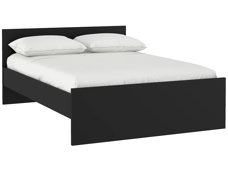 Bett NAIA 140x200cm matt schwarz
