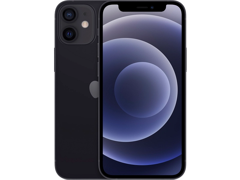 APPLE iPhone 12 mini schwarz Refurbished A 128GB 5G