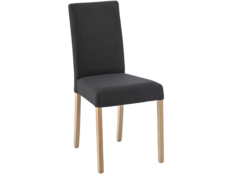 Stuhl BROWNY Stoff schwarz