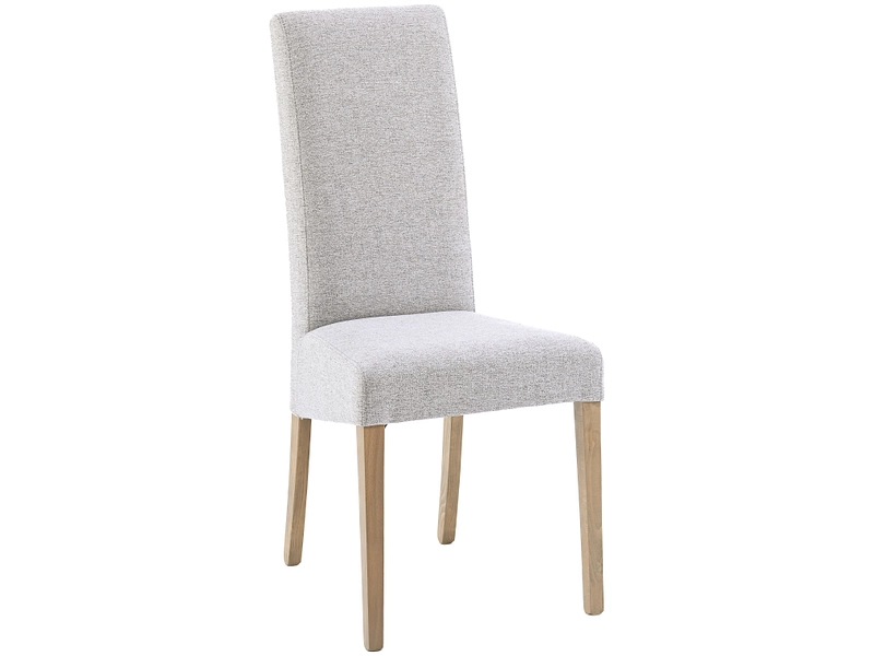 Stuhl BOSTON Stoff hellgrau