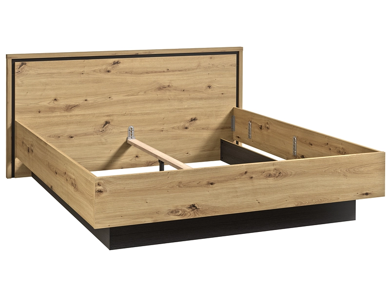 Bett TRONDHEIM 180x200cm dekor artisan eiche