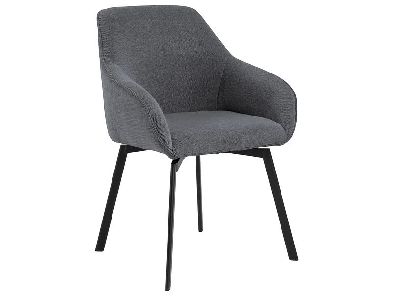 Stuhl CLARA Polyester anthrazit