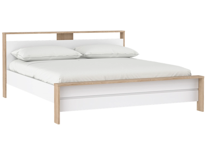 Bett NEXT 180x200cm matt / glitzernd jackson eiche