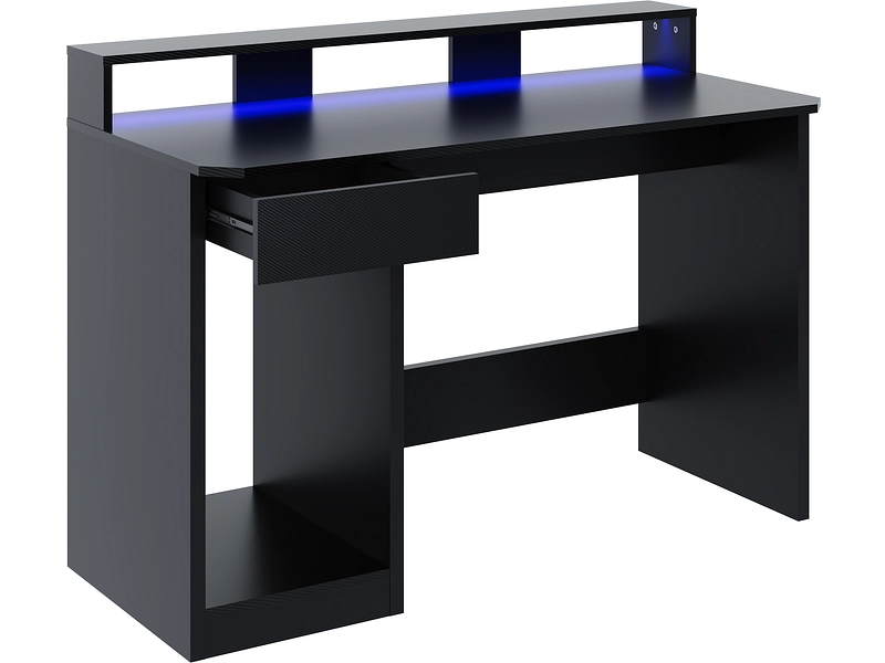 Bureau gaming ROCKET 55x120x87cm noir