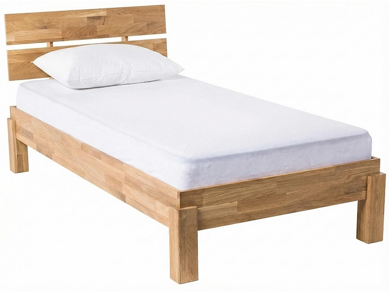 Bett NEVEN 90x200cm geölt eiche