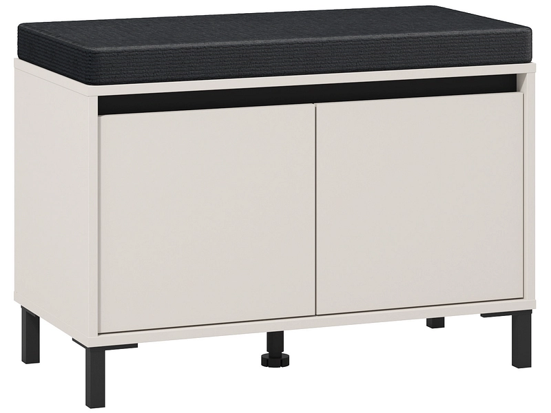 Bank für Schuhe ARIA 6 Paar Schuhe 2 Türen kaschmir