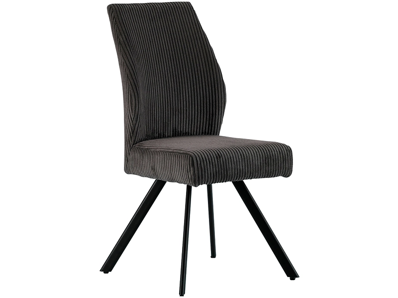 Stuhl MARCKERIC ANIBAL Stoff dunkelgrau