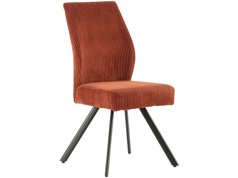 Stuhl MARCKERIC ANIBAL Stoff terrakotta