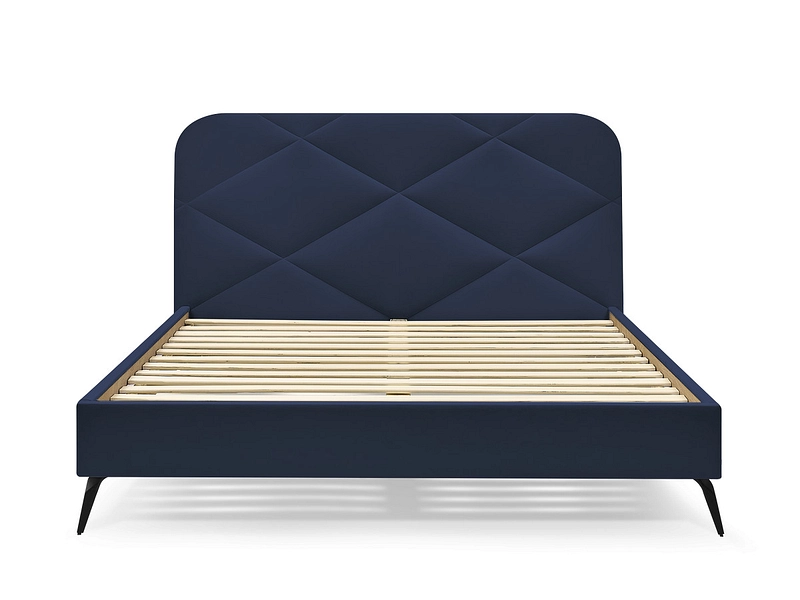 Bett BOBOCHIC PRUNE 180x200cm blau